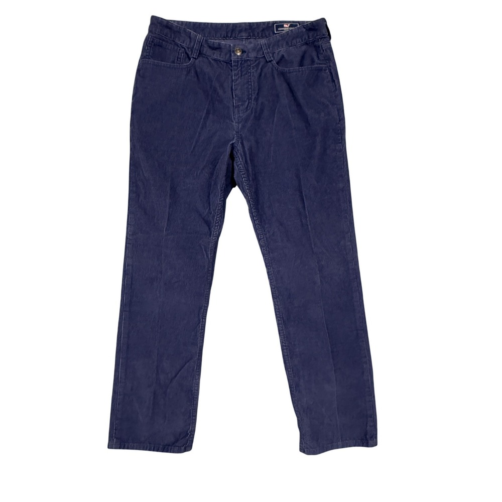 Vineyard Vines Pants Mens 33x30 Blue‎ Corduroy 5-Pocket Casual Cotton